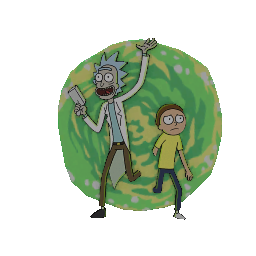Объект: Значок Рик и Морти - №92238