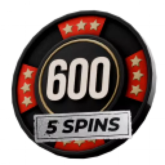 5 спинов в слот-машинах (Ставка 600) - №92094