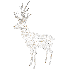 Объект: Световой олень - №91117