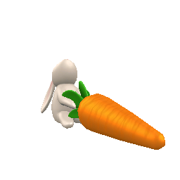 Объект: Зайчик с морковкой - №91996