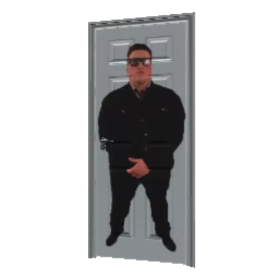 Объект: Дверь с человеком - №91072