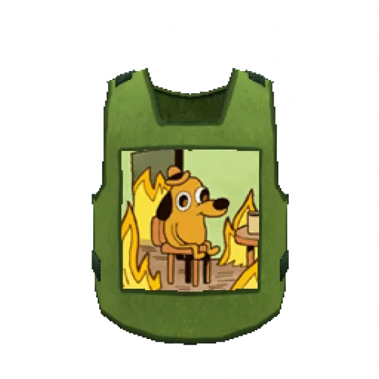 Бронежилет Горящий пес - №91066