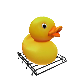 Резиновая уточка на крышу [деталь тюнинга] - №91043