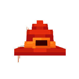 Оранжевая магическая шляпа - №90985