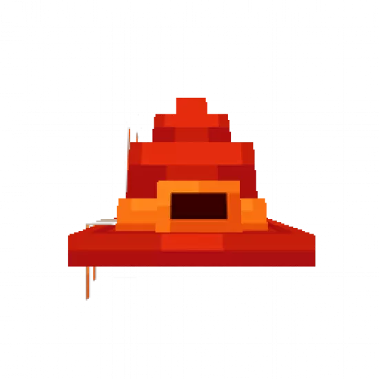 Оранжевая магическая шляпа - №90985