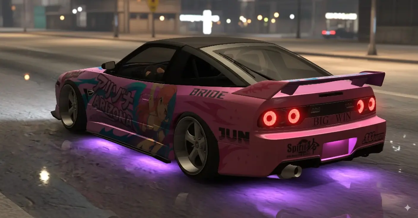 Фото транспорта Nissan 180SX Itasha