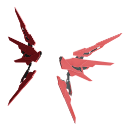 Красные меха-крылья - №91855