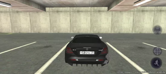 Mercedes-Benz SLR McLaren #3, background, на Arizona RP