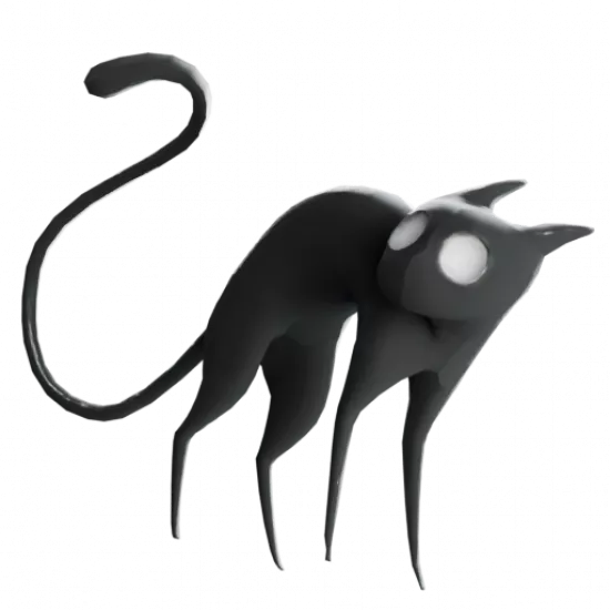 Летающий кот Ведьмы (Обычный) - №94310