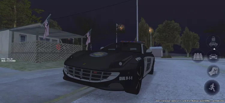 Ferrari 812 Superfast #2, background, на Arizona RP