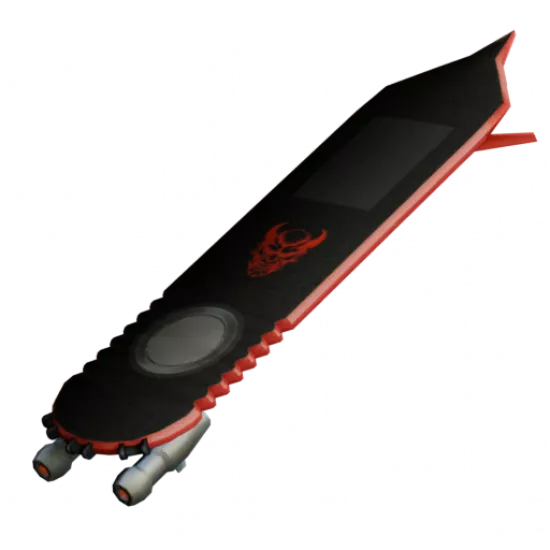 Красный новогодний сноуборд - №94929