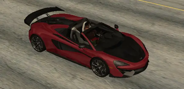 Mclaren 570s Carbon #1, background, на Arizona RP