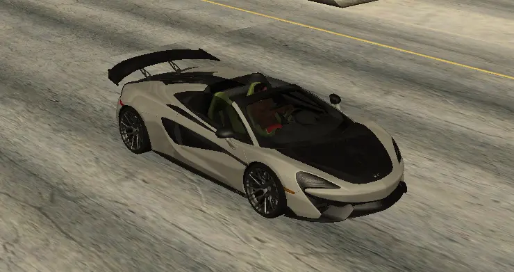 Mclaren 570s Carbon #3, background, на Arizona RP