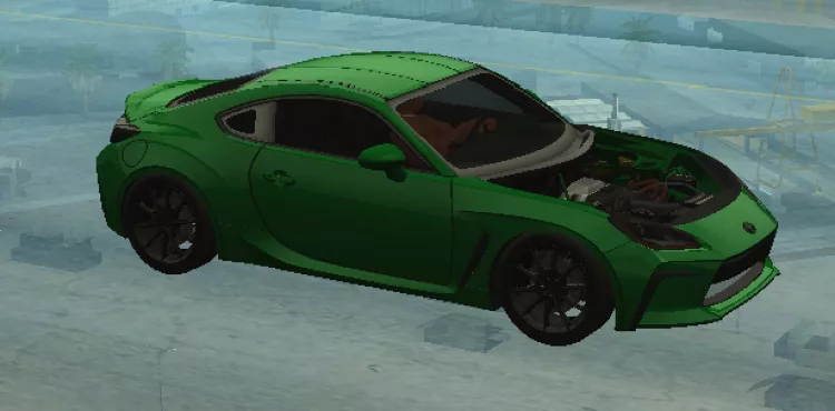 Toyota GR86 #1, background, на Arizona RP